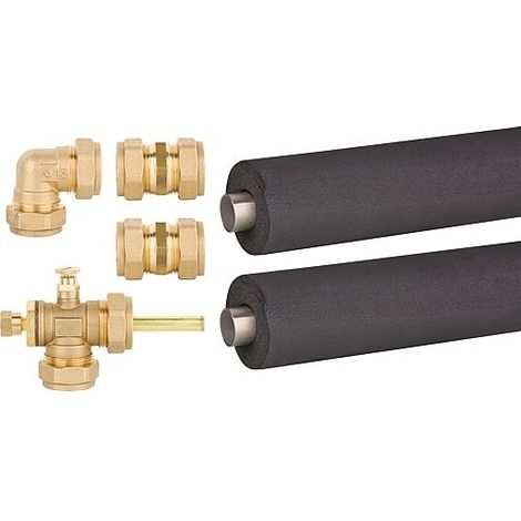 Kit de raccordement à compression pour panneau solaire thermique Ø 22 mm