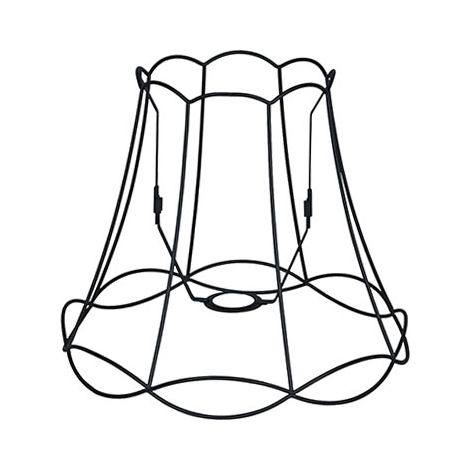 Lampenschirm aus Metall schwarz 30/26 - Granny Frame (1/5)