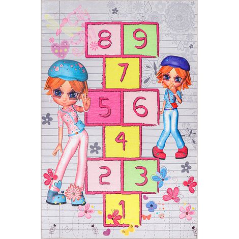 Tappeto per Bambini - (290x200 cm) - Campana Multicolore