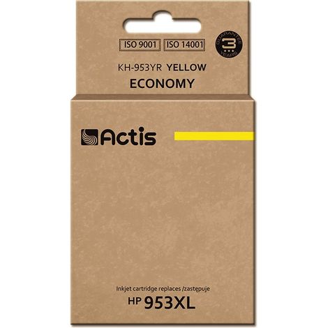 Encre Actis KH-953YR (remplace HP 953XL F6U18AE Premium 25 ml jaune)