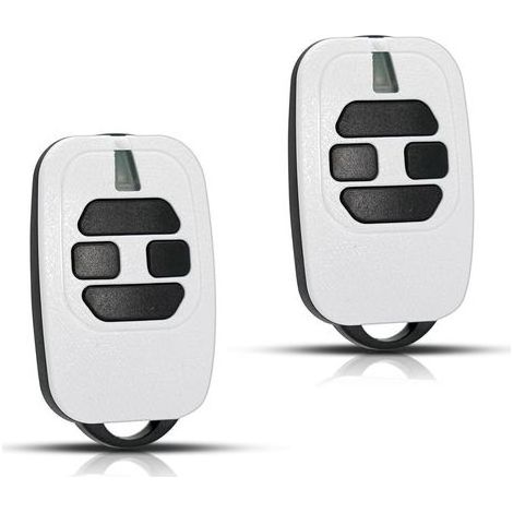 Lot de 2 télécommandes DEA 433,92 MHz compatibles GTI2, GTI4, GT2, GT4, Mio TR2, TR4, TR2N, TR4N, Genie 273, Gold 288 – télécommande pour portail et porte de garage avec portée jusqu’à 150 m (1/5)