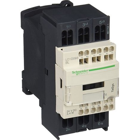 TeSys LC1D - contacteur - 3P - AC-3 440V - 9A - bobine 24Vcc (1/4)