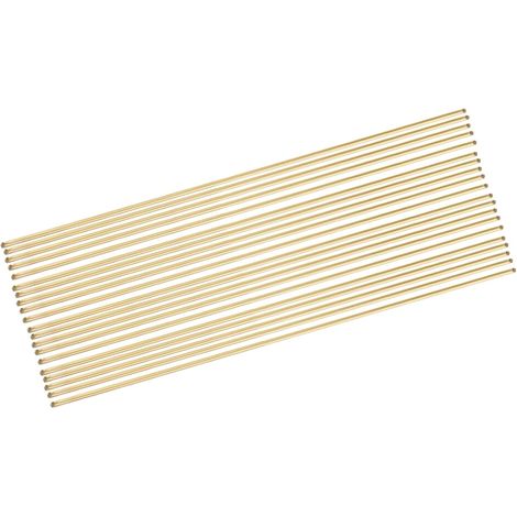 20 Baguette Soudage, Laiton Rond 1,6mm x 240mm, Électrode Brasage Industriel (1/5)