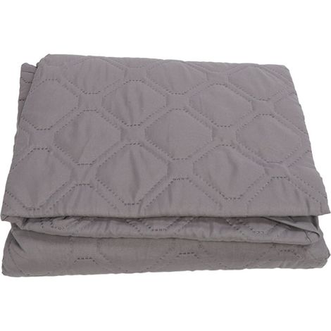 Housse de Matelas Imperméable Anti-Acariens en Coton Doux - Protège-Matelas Adapté Enfants et Personnes Âgées, Gris 135x190cm (1/5)