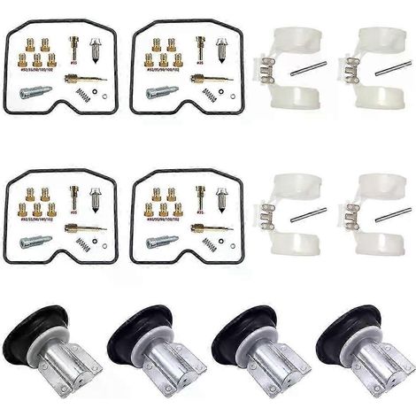 Kit de réparation de carburateur pour moto Kawasaki ZEPHYR 1100 ZR1100 (1992-1996) comprenant membrane de piston et flotteur. (1/5)