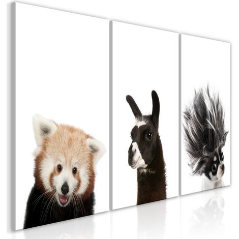 Tableau Imprimé "Friendly Animals Collection" 60 x 120 cm (1/2)