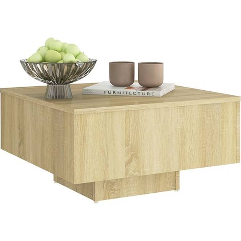 Table basse Chêne sonoma 60x60x31,5 (1/5)