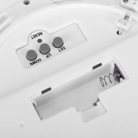 Horloge Numérique Étanche pour Douche avec Affichage Température et Calendrier (1/5)