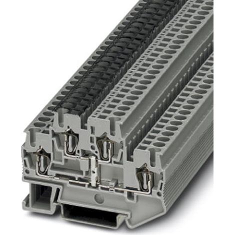 Bloc de jonction à deux étages Phoenix Contact STTB 2.5-PV, Fixation à ressort, Gris ( Prix pour 1 )