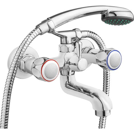 Deante Mitigeur de baignoire chromé moderne