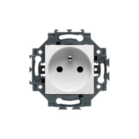 PRISE STD FRANCAIS C.AUTO.2P+T 16A BLANC GEWISS GW35215WP