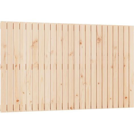 Testiera per dormire accessorio per camera da letto mobile da parete stile pallet 147 x 3 x 90 cm in legno di pino massiccio TDL0202772