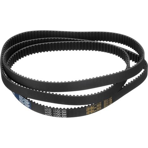 HTD-5M Rubber Timing Belt, 340 Tooth Closed Loop Synchronous Drive Belts for 3D Printer Pulleys, 1700x15x3.6mm (Length x Width x Height) (1/5)
