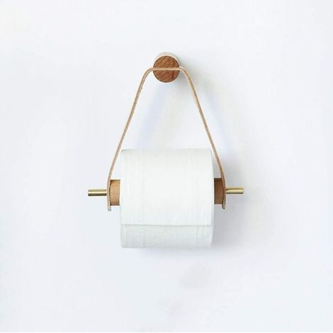 Nordic Creative Wooden Rollenhalter Badezimmer Lagerung Tissue Holder Box Badezimmer-Accessoires