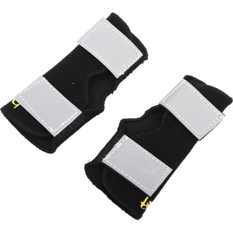 Genouillère de protection pour patte de chien, bandage articulaire, genouillère de sécurité avec bande réfléchissante, noir, taille XS (1/5)