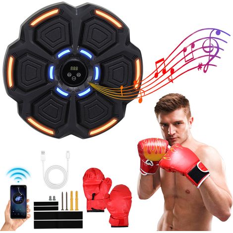 Randaco Máquina de boxeo de pared Múltiples ritmos Música de boxeo Bluetooth integrada Hay dos opciones de montaje