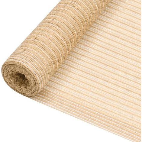 Filet Brise-Vue 1x25cm Beige PEHD - Intimité Clôture-x (1/4)