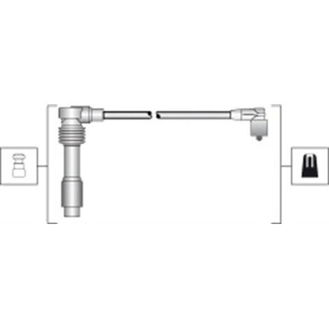 Kit de câbles d'allumage Magneti Marelli 941318111294 CHEVROLET