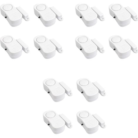 Lot de 3 boîtes de 4 mini-alarmes pour portes/fenêtres