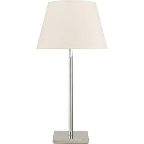 NOVOLUX 507D-G05X1A-35  Lampada da tavolo FIRENZE IP20 E27 nichel satinato