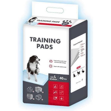 Couches jetables pour l'apprentissage de la propreté chez les chiens, dotées d'une technologie super absorbante et à séchage rapide - Accessoires pour chiens (1/5)
