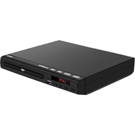 Lecteur DVD pour TV, lecteur DVD/CD multizone, sortie AV intégrée / NTSC, entrée USB, télécommande (1/5)