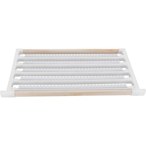 Cadre de Ruche Apicole avec Alvéoles Doubles, Outil Apicole en Bois pour Ruches (1/5)