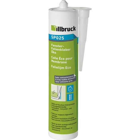 illbruck SP025 - Colla per finestre ecologica, 310 ml, colore: grigio cemento (1/2)