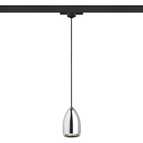 Lampadario BABADES per binario trifase  cromo 230V GU10 35W