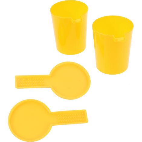 2-teiliges Bienenfutter- und Wasserflaschenset mit Schale, Imkerwerkzeug