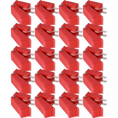 Lot de 20 détentes de gâchette haute sensibilité pour torche MIG Binzel 15AK 24KD 36KD 501D, pièces nylon et métal 35mm (1/5)