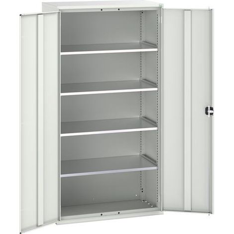 Bott 16926267.16 Verso 4 Shelf Cupboard 1050mm Light Grey BOT169262676