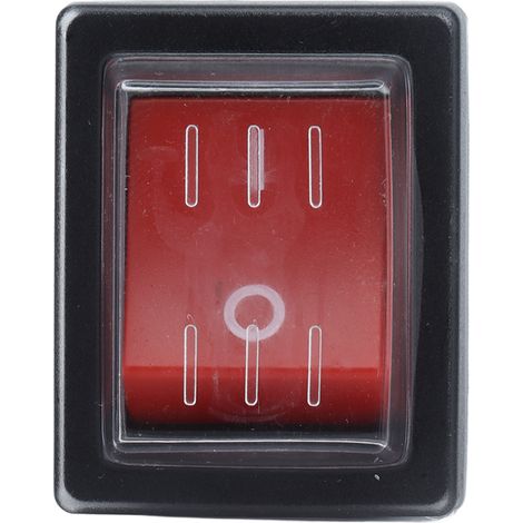 Interrupteur Basculeur 4 Broches Étanche avec Capot 125/250VAC pour Matériel Électrique (1/5)