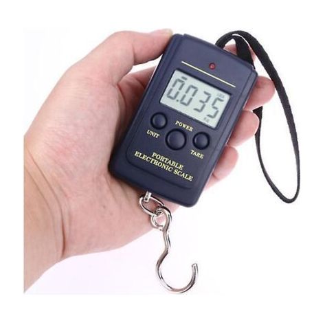 Ahlsen Portable Pocket Scales 40kg Mini Electronic Digital Scale Hanging Fishing Hook Pocket Luggage Weighing Scale (1/5)
