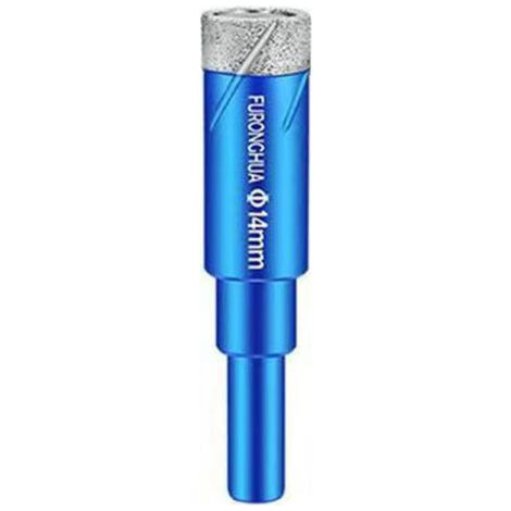 SABIR Outils électriques Scie cloche diamantée pour carrelage, marbre, verre et céramique, foret, 14mm (1/5)
