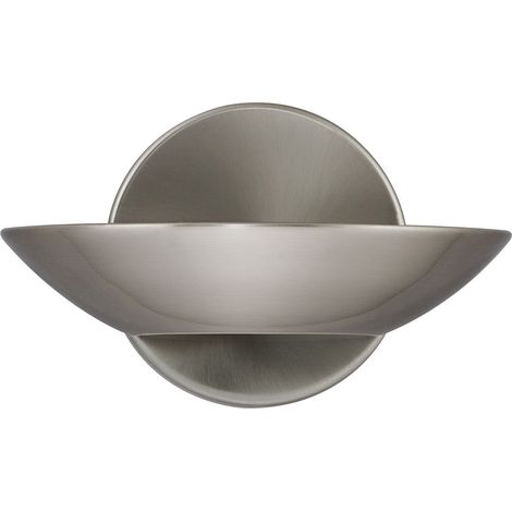 Applique Contemporanea Sardegna Acciaio Cromo Vetro Led 10W 3000K (1/4)
