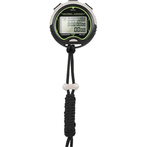 Chronomètre Numérique Étanche, Minuterie Numérique Portable LCD, Compteur De Sport avec Sangle for L'entraînement(Type 120) (1/5)