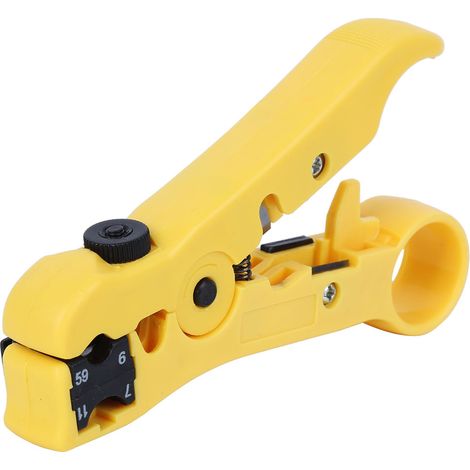 Pince à dénuder multifonctionnelle HT-352 pour câbles coaxiaux, 120 mm (4,7 pouces). (1/5)