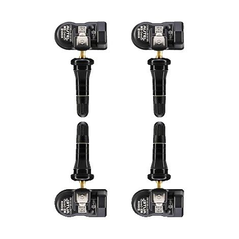 Capteur de surveillance de pression des pneus, support de double fréquence, construction durable, 4x 2in1 caoutchouc ss (1/2)