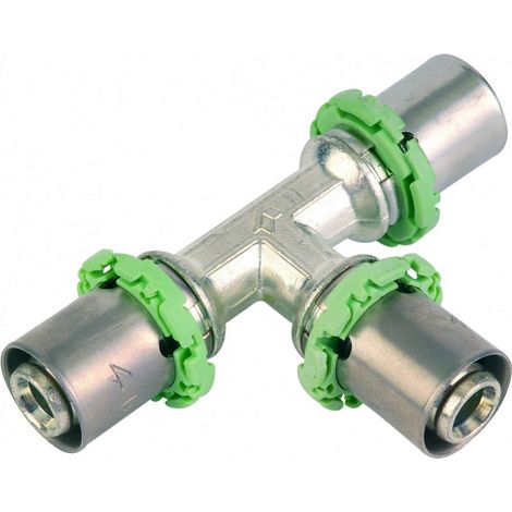 Comap 733BEB - Te de crimpado reducido S7130RV Ø16X2-20X2-16X2mm - 2 uds