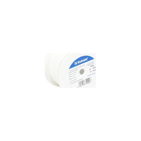 Kubala Fil de maçon en nylon blanc Ø1 mm x 100 m – Cordeau de traçage professionnel