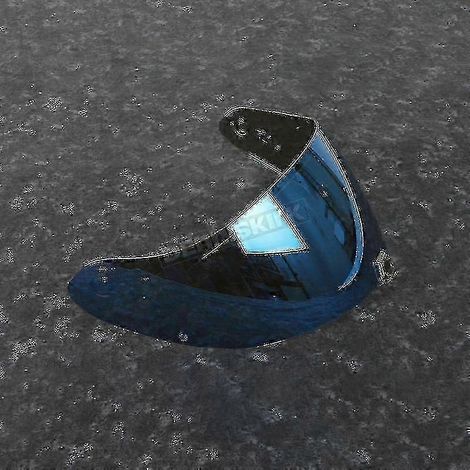 La visière de remplacement pour casque intégral EXO-R420 est dotée d'une lentille argentée miroir qui offre une visibilité claire pendant la conduite.
