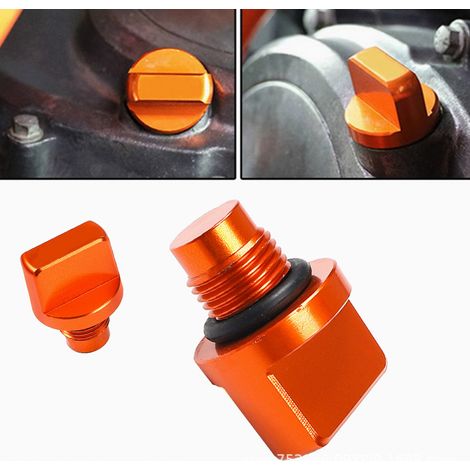 Pièces de modification CNC pour motos : Bouchon et jauge d’huile moteur universels (alliage d’aluminium) (1/5)