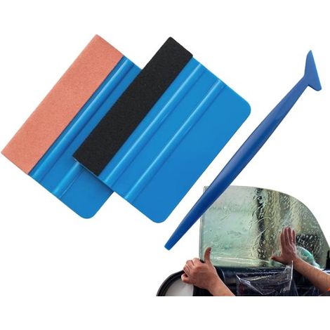 Set di pellicole oscuranti per vetri con 3 tergicristalli per vetri di auto, veicoli, camion, motociclette e vetri di casa. (1/4)