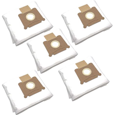 vhbw 50x sacchetto compatibile con Ghibli AS 10 aspirapolvere - in microfibra, 28cm x 26cm, bianco