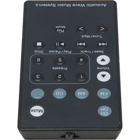 Télécommande Universelle pour Bose SoundTouch Wave Music I II III IV, Compatible avec Lecteur CD AWRCC1 AWRCC2 AWRCC3, Noir (1/5)