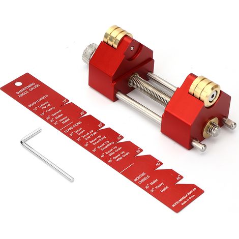 Sharpener accessory kit Sharpening guide Aluminum alloy for wood chisels, planer blade, flat chisel