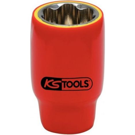 KS Tools 1/2 Stecknuss mit Schutzisolierung, 9 mm