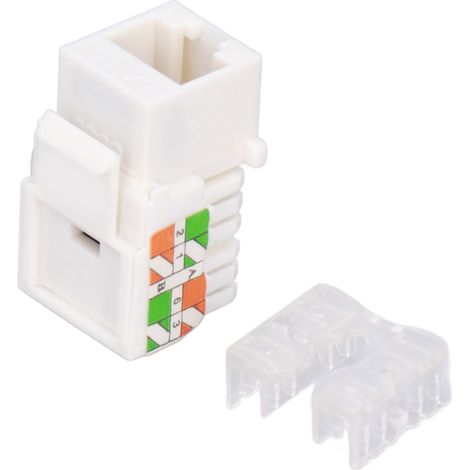 TF1015A RJ45 CAT5 Typ A Netzwerk-Abschirmmodul mit Kappen für ISDN-Ethernet-Anschluss (5 Stück) (1/5)