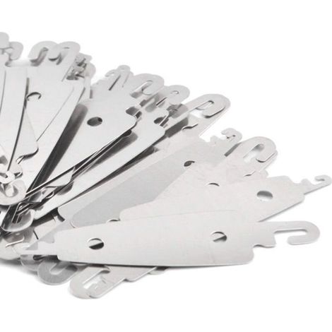 Lot de 50 enfile-aiguilles à coudre en acier inoxydable (1/4)